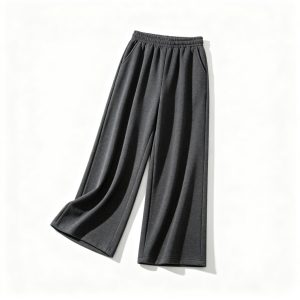 Dark Grey Wide Leg Sweatpants – casual bottoms and everyday streetwear