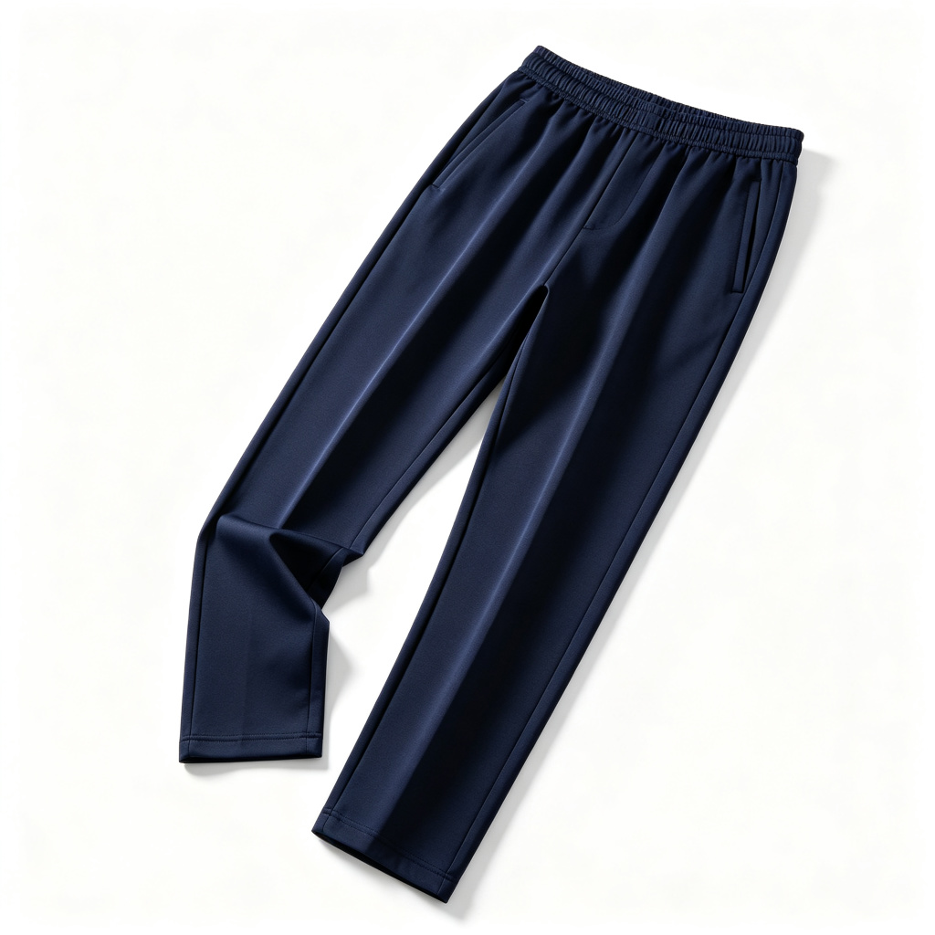 Navy Blue Straight Leg Athletic Pants – casual bottoms and everyday streetwear