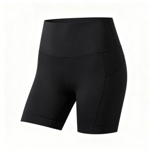 Black High Waist Biker Shorts – casual bottoms and everyday streetwear