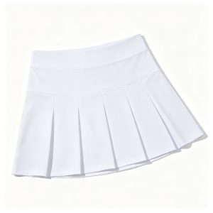 White Pleated Tennis Skirt – casual bottoms and everyday streetwear
