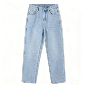 Light Blue Straight Leg Jeans – casual bottoms and everyday streetwear