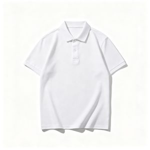 White Classic Short Sleeve Polo Shirt – casual T-shirt and everyday top