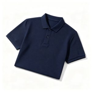 Navy Blue Classic Short Sleeve Polo Shirt – casual T-shirt and everyday top