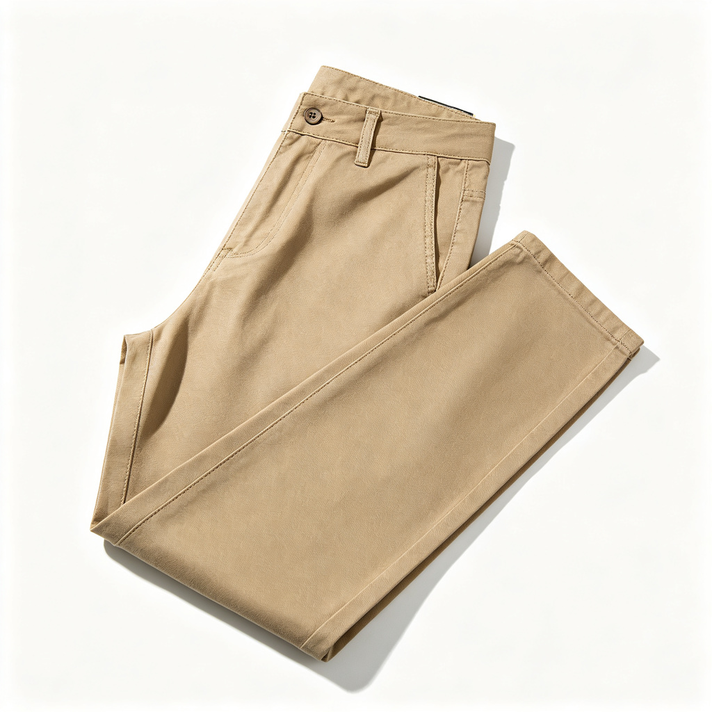 Khaki Straight Leg Chino Pants – casual bottoms and everyday streetwear