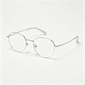 Silver Metal Round Optical Glasses – fashion sunglasses and everyday eyewear