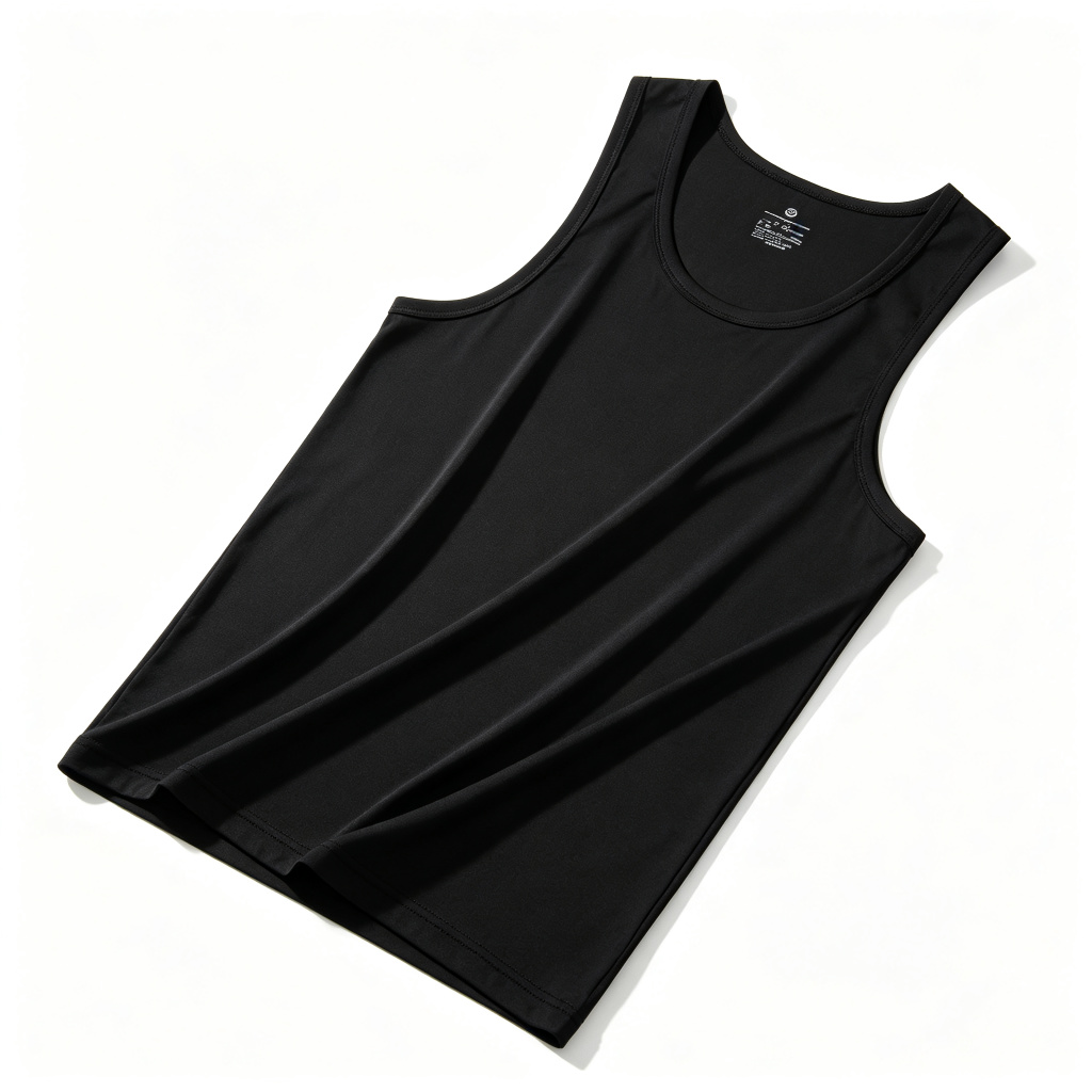 Black Racerback Athletic Tank Top – casual T-shirt and everyday top