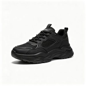 Black Athletic Casual Sneakers – comfortable casual shoes and sneakers