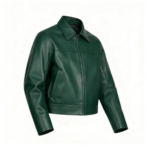 Forest GreenLeather Jacket