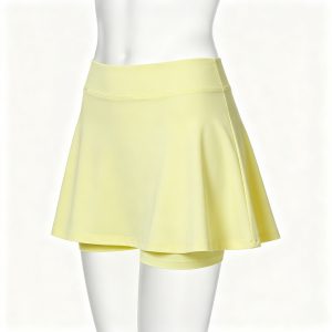 Pale Yellow Tennis Skort