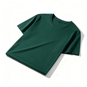 Forest GreenCotton Crew-Neck T-Shirt