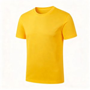Bright YellowCrew-Neck T-Shirt