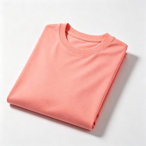Coral PinkCrew-Neck T-Shirt