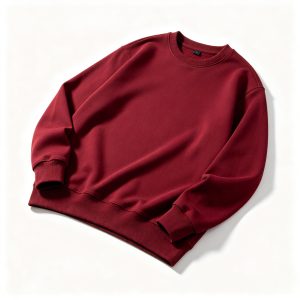 BurgundyCrew-Neck Sweatshirt
