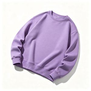 PurpleCrew-Neck Sweatshirt