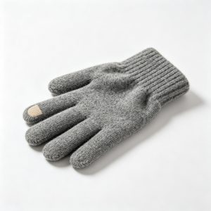GrayWool Knit Gloves