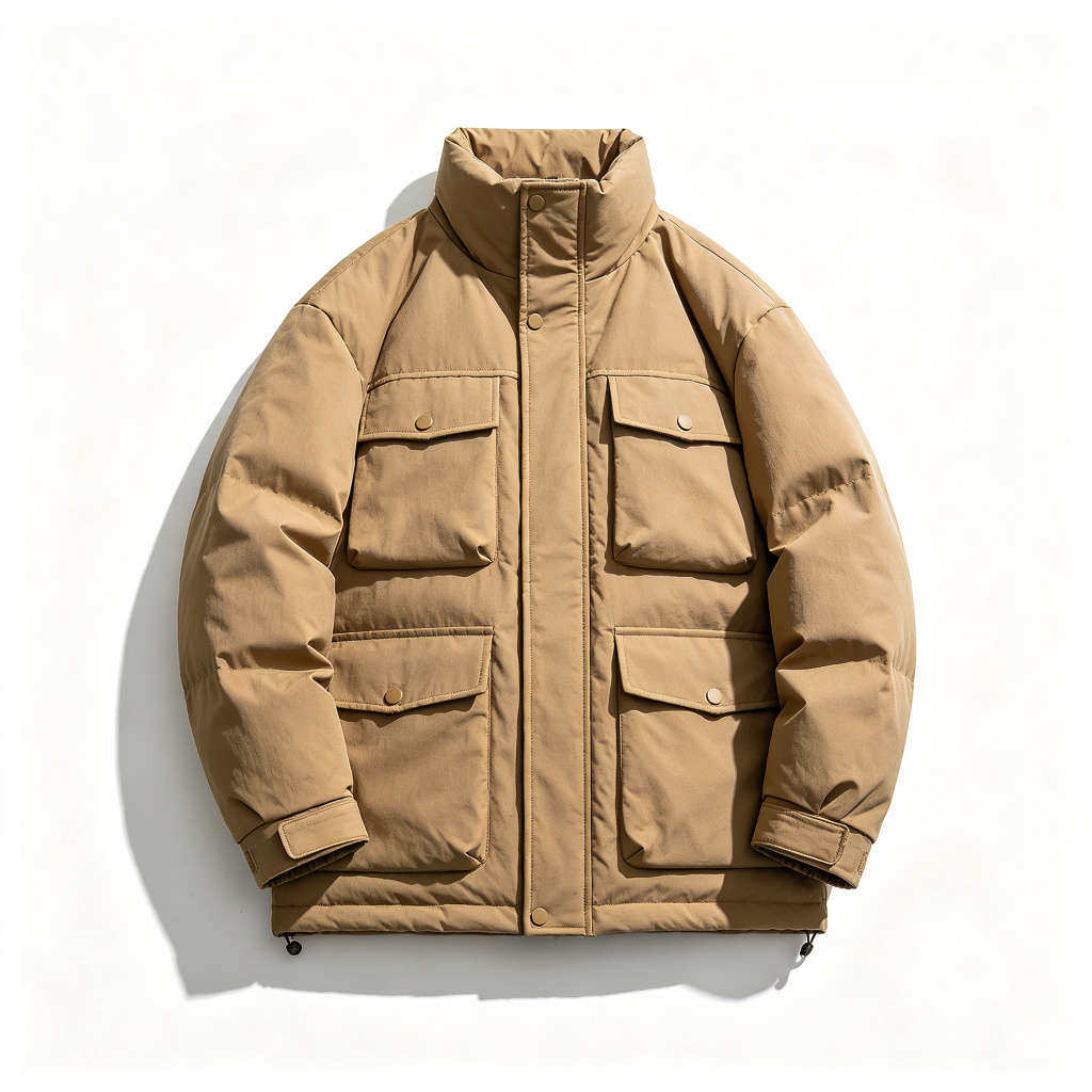 KhakiUtility Down Jacket