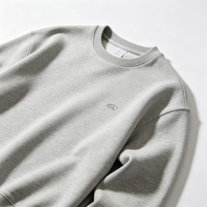 Light Gray Minimalist Crewneck Sweatshirt