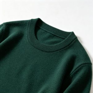 Forest GreenCrew-Neck Knit Sweater
