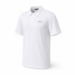 Three-Color Minimal Short-Sleeve Polo Shirt