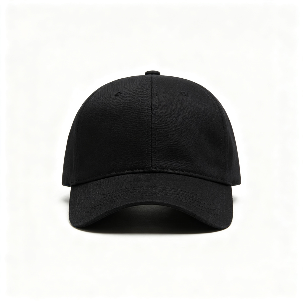 Black Classic Baseball Cap – unisex hat and everyday headwear