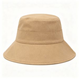 Khaki Cotton Bucket Hat – unisex hat and everyday headwear