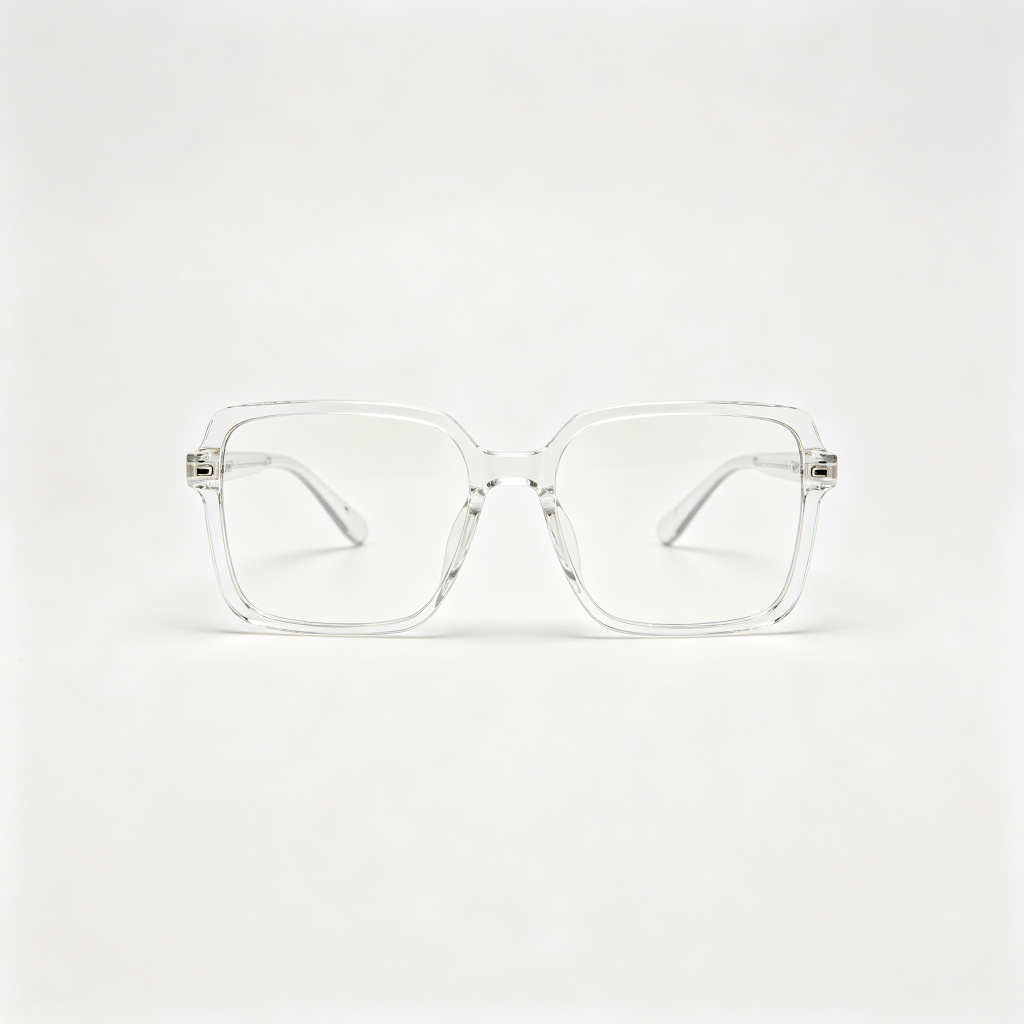 Clear Acetate Square Optical Glasses – fashion sunglasses and everyday eyewear