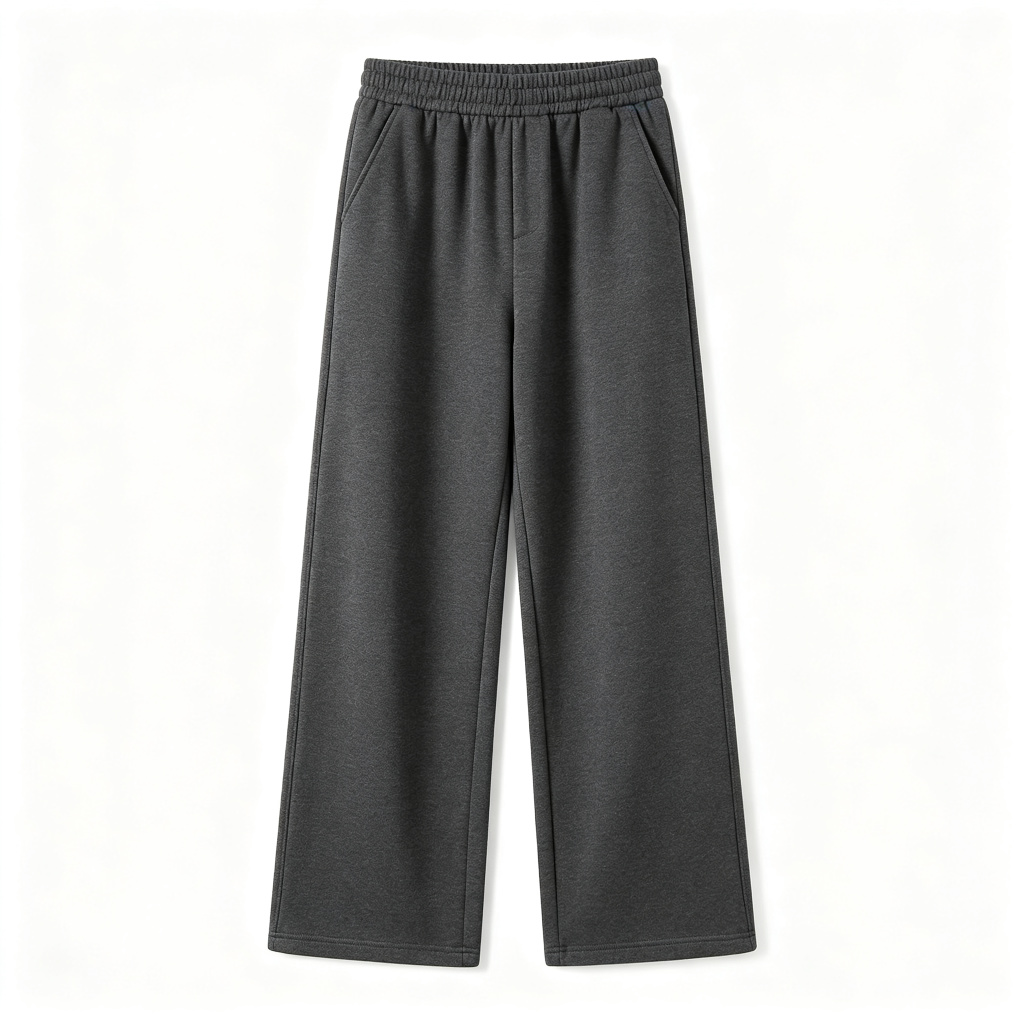Dark Grey Wide Leg Sweatpants – casual bottoms and everyday streetwear