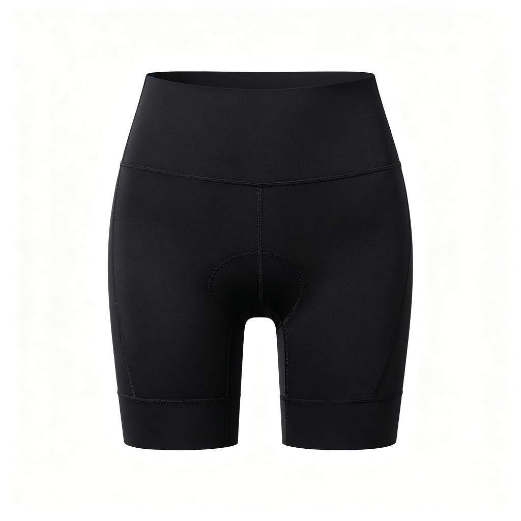 Black High Waist Biker Shorts – casual bottoms and everyday streetwear