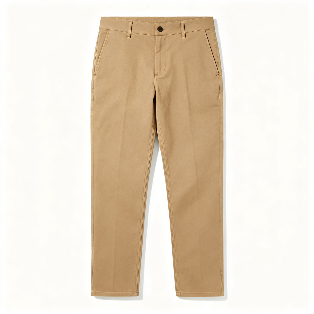 Khaki Straight Leg Chino Pants – casual bottoms and everyday streetwear
