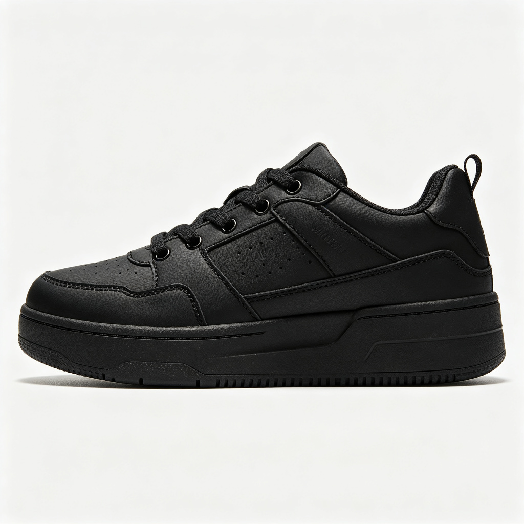 Black Athletic Casual Sneakers – comfortable casual shoes and sneakers