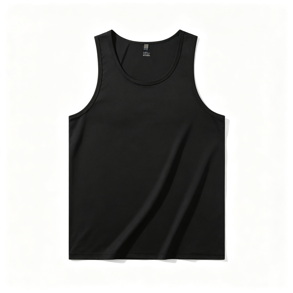 Black Racerback Athletic Tank Top – casual T-shirt and everyday top