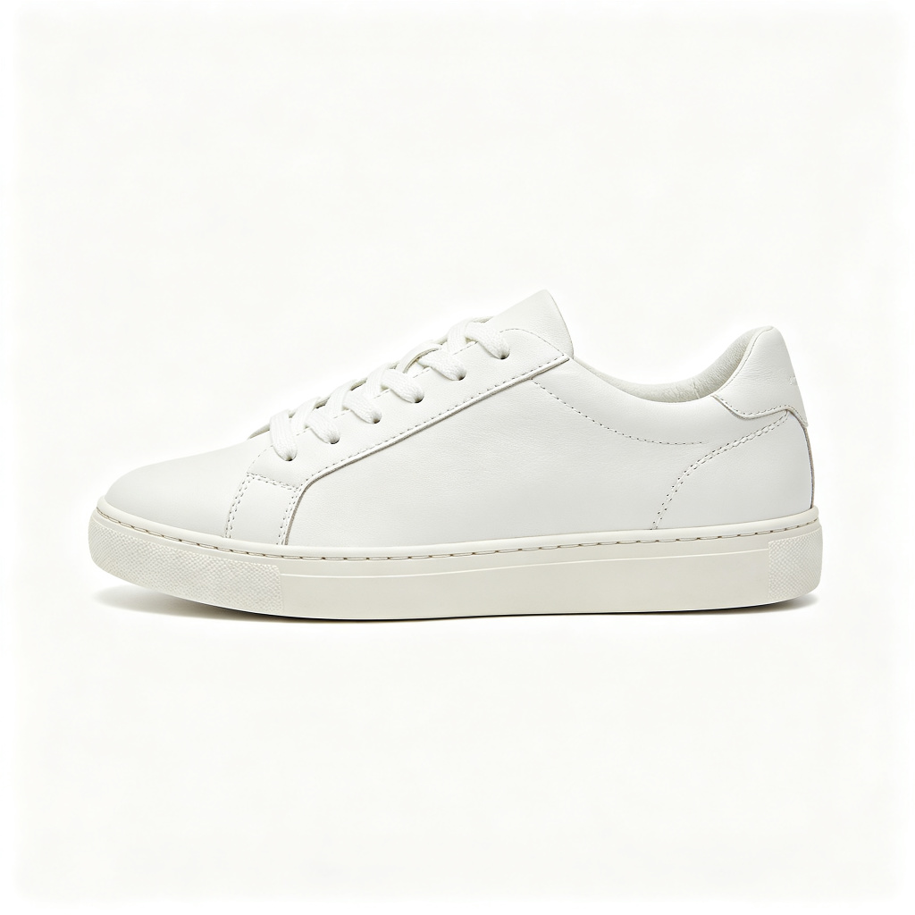 WhiteWhite Leather Sneakers