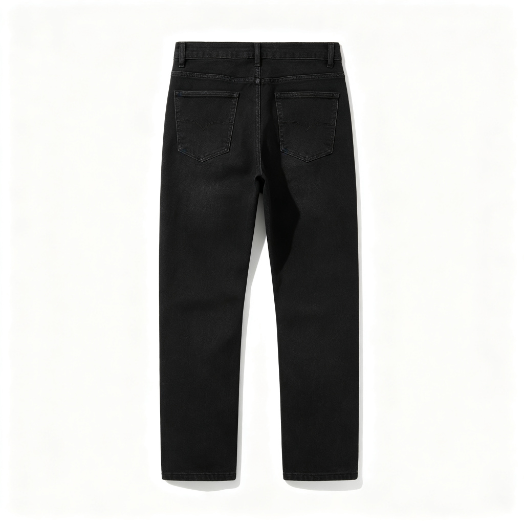 Black Straight Leg Jeans – casual bottoms and everyday streetwear
