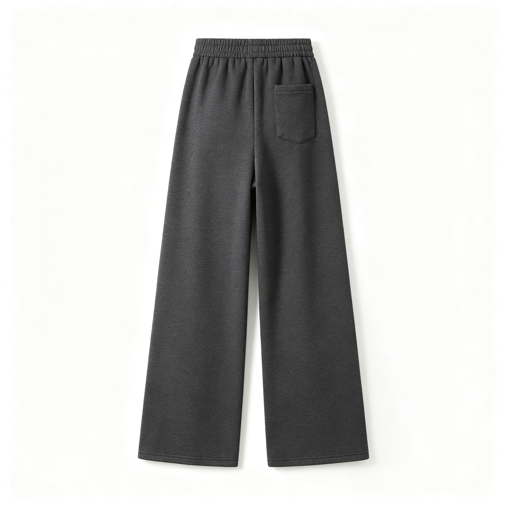 Dark Grey Wide Leg Sweatpants – casual bottoms and everyday streetwear