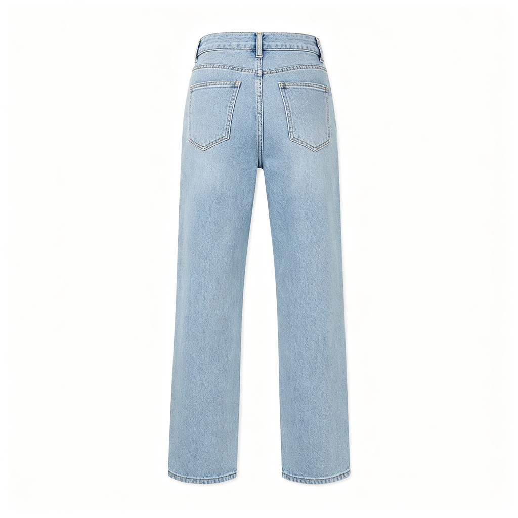 Light Blue Straight Leg Jeans – casual bottoms and everyday streetwear