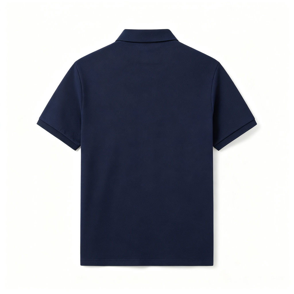 Navy Blue Classic Short Sleeve Polo Shirt – casual T-shirt and everyday top