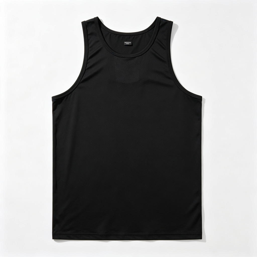 Black Racerback Athletic Tank Top – casual T-shirt and everyday top