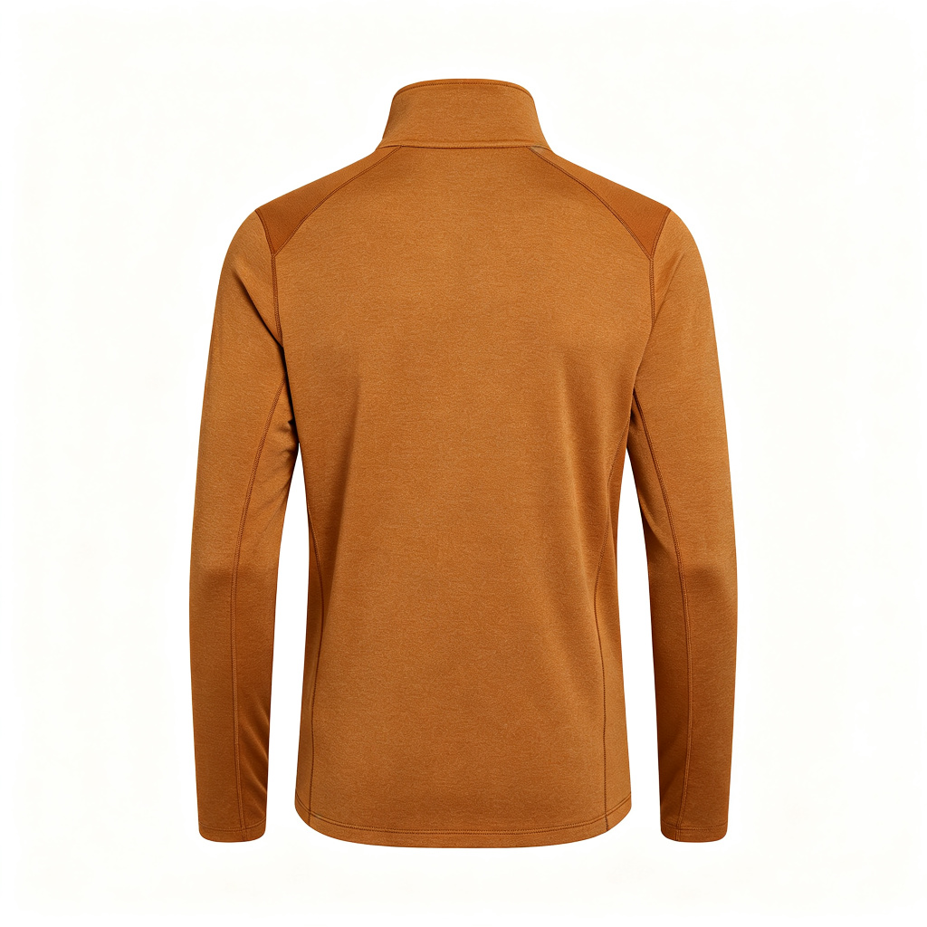 Caramel Half-Zip Long Sleeve Athletic Top – affordable fashion online