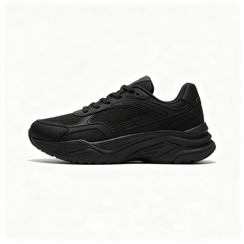 Black Athletic Casual Sneakers – comfortable casual shoes and sneakers