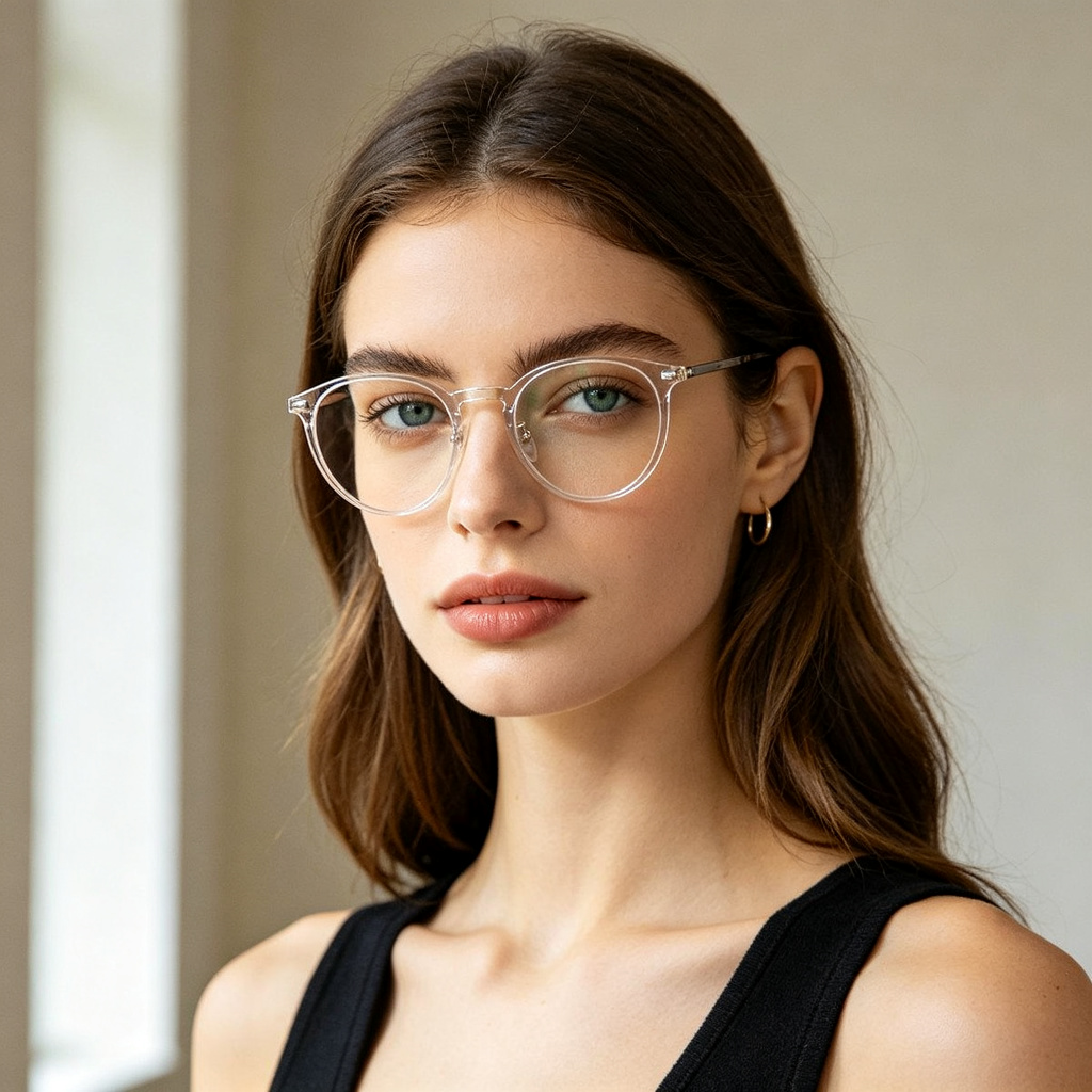 Clear Round Frame Optical Glasses – fashion sunglasses and everyday eyewear