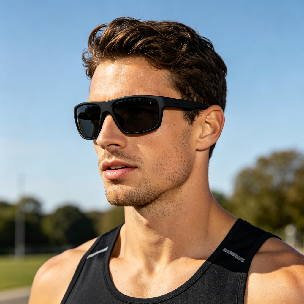 Black Sports Wrap Sunglasses – fashion sunglasses and everyday eyewear