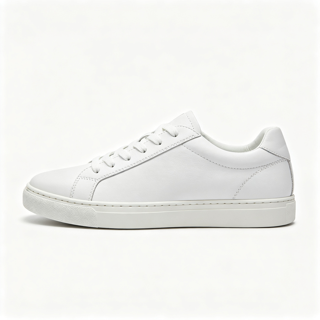 WhiteWhite Leather Sneakers