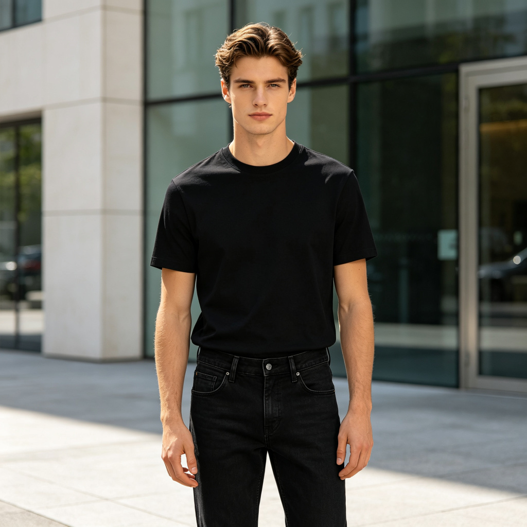 Black Straight Leg Jeans – casual bottoms and everyday streetwear