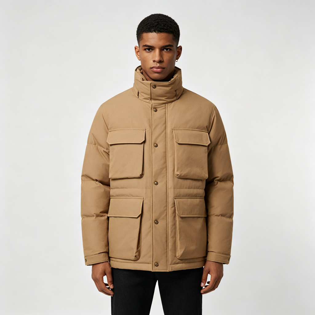 KhakiUtility Down Jacket