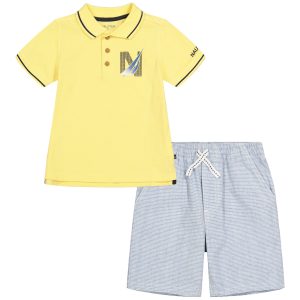 Nautica Jungen-Poloshirt – Kleinkind, kurz, 2Pc, Set, 7163743764540