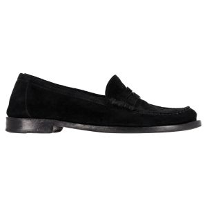 Saint Laurent Penny-Loafer – Schwarz, Veloursleder