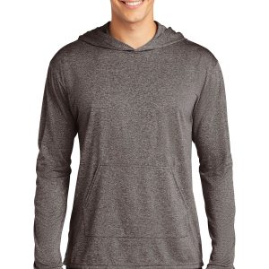 Gildan Herren-T-Shirt – Performance, Core, mit Kapuze