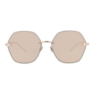 Sonnenbrille – runde Fassung, Metall, 7670725607484