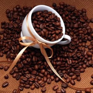 Kaffee mit Vanille-Bourbon-Geschmack