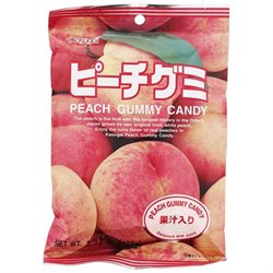 Kasugai Fruchtgummi mit Pfirsichgeschmack